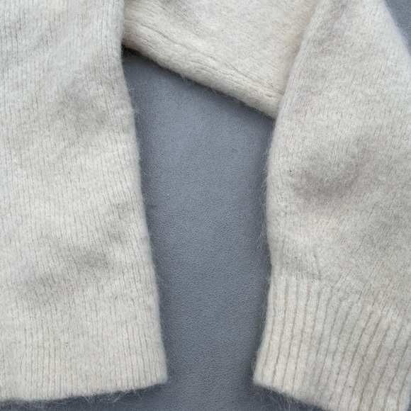 & other stories angora knit polo sweater - Picture 4 of 7